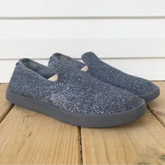 Allbirds Wool Loungers Slip On Slippers Sneakers in Gray Black - Mens 11 - Picture 1 of 9